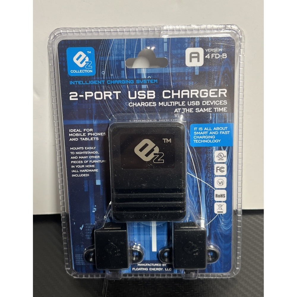EZ Collection 2-Port USB Charger - Intelligent Charging System Version A 4 FD-B